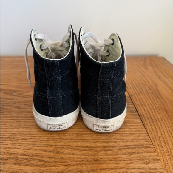 Converse Jack Purcell Black Suede Sneakers - Picture 4 of 6